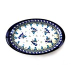 469 Bunzlau Serveer Schaaltje 2689X 469 Serveerschaaltje 13,5x21,5 cm